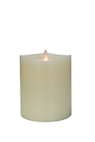 Mystique 360-Degrees - Flameless LED Candle - Indoor - Wax - Ivory - Remote-Ready - 4" x 4.5"