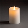 LightLi by Liown - Moving Flame - Flameless LED Smart Candle - Ivory Wax - Remote Ready - Bluetooth App Ready - 3.5" x 5"