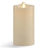 Matchless - Moving Flame LED Candle - Indoor - Wax - Ivory - Vanilla Honey Scent - Remote Ready - 3" x 6.5"