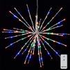 RAZ Imports - 23" Silver Starburst with 150 Multi-Colored LED Lights and Remote Control