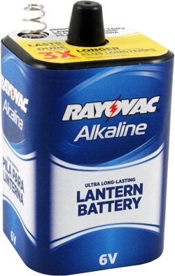 Rayovac - 6V - F-Cell - Alkaline Lantern Battery - Spring Terminals
