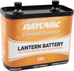 Rayovac - 12V - General Purpose Lantern Battery - Screw Terminals