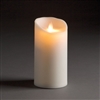 LightLi by Liown - Moving Flame - Flameless LED Candle - Outdoor - Ivory ABS Plastic - Remote Ready - 3.5" x 7"