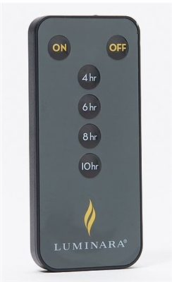 Luminara 6-Button Hand-Held Remote Control for Remote Control Enabled Real Flame-Effect Candles