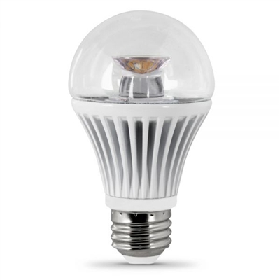 Feit Electric - LED Bulb - A19 Clear - 40W Equivalent - 3000K Warm White - 500 Lumens - Dimmable