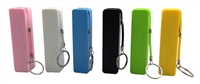 USB Power Bank - 2600mAh Rechargeable Li-Ion Battery - Rectangular "Perfume" ABS Housing