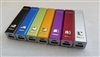 USB Power Bank - 2600mAh Rechargeable Li-Ion Battery - Rectangular Aluminum Housing w/ 4 x LED Charge Indicators