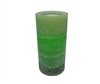 Gift Essentials - Wax LED Candle Fountain - Green Wax - 3.5" x 7.25" - Remote Control