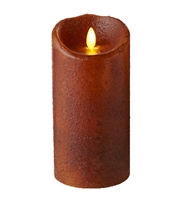 Luminara - Flameless LED Candle - Indoor - Wax - Country Yam - 4" x 7" - Remote Ready