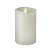 Luminara - 360-Degree Flameless LED Candle - Indoor - Unscented White Wax - Remote Ready - 3" x 6"
