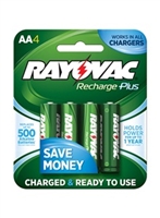 Rayovac - AA - 1.2V - 2400mAh - NiMH Rechargeable Battery - 4-Pack