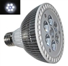 PAR30 LED Aquarium Light Bulb- 10.5W (7 x 1.5W LEDs) - 6 White:1 Blue LEDs