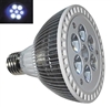 PAR30 LED Aquarium Light Bulb- 10.5W (7 x 1.5W LEDs) - 4 White:3 Blue LEDs