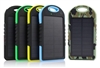 USB Power Bank - Solar - 5000mAh Rechargeable Li-Ion Battery - Weatherproof and Shock Resistant