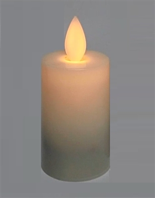 Luminara Moving Flame Action - Individual Additional/Replacement Rechargeable Flameless LED Ivory Votive - Remote Ready