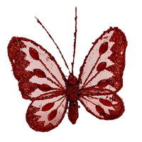 8cm Butterfly Red  0208103