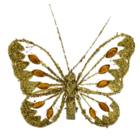 8cm Butterfly Gold  0208117