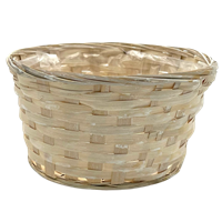 21cm Bamboo Bowl White