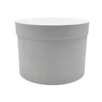 Hat Box Unlined White