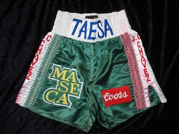 Julio Cesar Chavez Fight-Worn & Autographed Boxing Trunks!