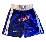 James "Lights Out" Toney Fight Worn and Autographed Trunks!