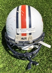 Tim Carter's 2001 Auburn Tigers Game Worn & Autographed Football Helmet!