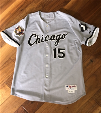 Sandy Alomar Junior's 2001 Chicago White Sox Game-Worn & Autographed Road Jersey!