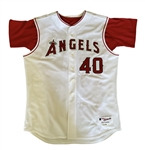 Bartolo Colon's  2006 Anaheim Angels Game-Worn Home Jersey/ Vest #40!