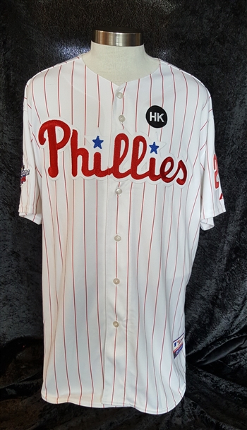 Raul Ibanez 2009 Philadelphia Phillies Game Issued Jersey with the All-Star Game Patch