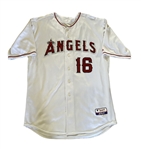 Garret Anderson's Los Angeles Angels Game-Worn Home Jersey