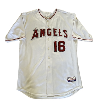 Garret Anderson's Los Angeles Angels Game-Worn Home Jersey