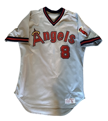 Bob Boone California Angels Game-Worn Road Jersey