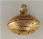 1902 YALE BULLDOGS COLLEGE FOOTBALL NATIONAL CHAMPIONS 10K GOLD CHARM Issued to HEAD-COACH J.R. SWAN!