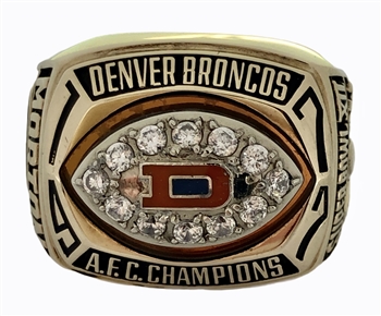 1977 Denver Broncos Super Bowl A.F.C. Champions 10K Gold Ring!