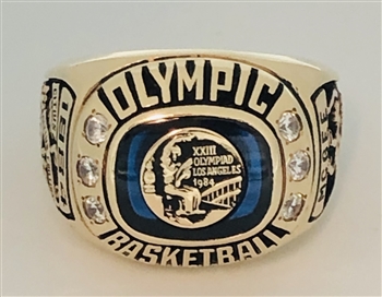 1984 Ladies Olympic XXIII Basketball GOLD MEDAL 10K Gold Ring!