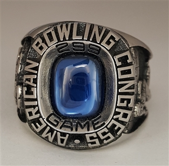 1982 American Bowling Congress 299 Game Bowling Ring!