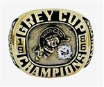 Mark Streeter's 1986 Hamilton Tigers CFL Grey Cup Champions 10K Gold & Diamond Championship Ring!