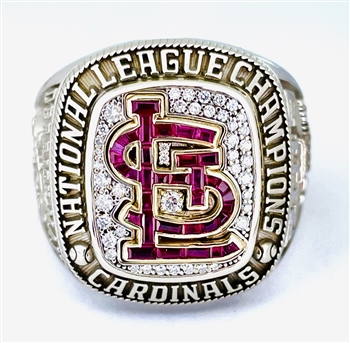 2013 St. Louis Cardinals 10K Gold & Diamond National League Championship Ring!