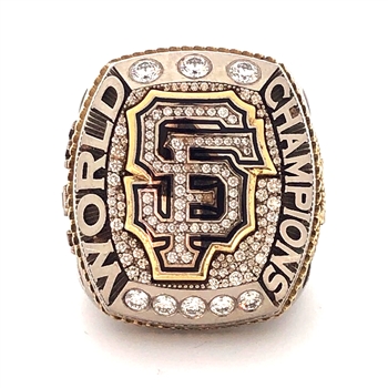 Hector Sanchez's #29 2014 San Francisco Giants World Series Champions 14K Gold & Diamond Ring!