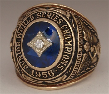 1956 Indianapolis Indians A..A.. Junior "World Series" Champions 10K Gold Ring