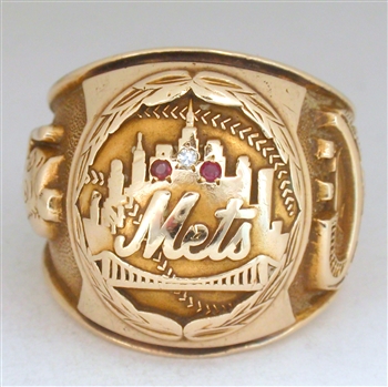 1969 / 1970 New York Mets 10K Gold Team Ring