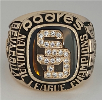 1984 San Diego Padres World Series "National League" Champions 10K Gold Ring
