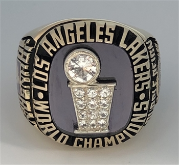 1985 Los Angeles LA Lakers NBA "World Champions" 10K Gold Ring!