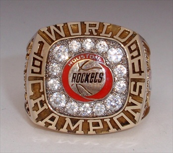 1994 Houston Rockets NBA World Champions 10K Gold Ring!