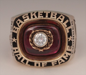 Basketball "Hall Of Fame" 10K Gold Ring