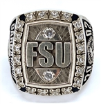 2002 Florida St. Seminoles FSU 10K White Gold "ACC Champions" Ring!