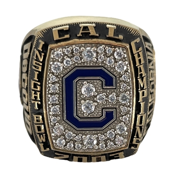2003 Cal Bears "Insight Bowl" Champions NCAA Football Ring!
