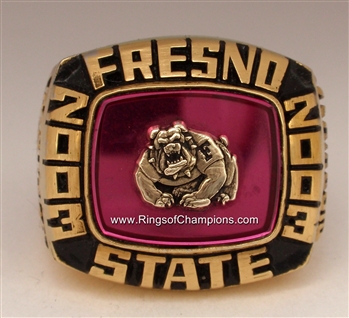 2003 Fresno State "Silicon Valley Bowl" Champions Ring