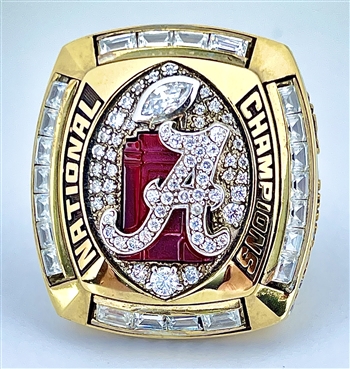 2011 Alabama Crimson Tide NCAA Football "National Champions" Player's Ring!