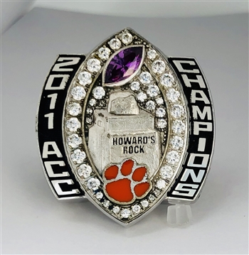 2011 Clemson Tigers A.C.C. Champions NCAA Football Ring!